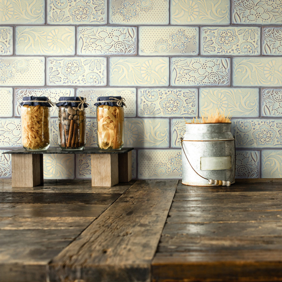 Antic Feelings Ceramic Subway Wall Tile, Pergamon