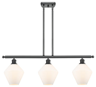Innovations Cindyrella 3-Light Island Light 516-3I-BK-G651-8, Matte Black