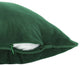Accent Throw Pillow, Velvet, Green, Modern, Living Lounge Hotel Hospitality