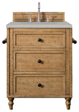 Copper Cove 26" Vanity, Driftwood Patina, Eternal Serena Quartz Top