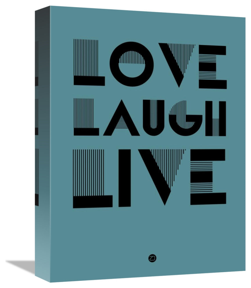 "Love Laugh Live Poster 4" Fine Art Print