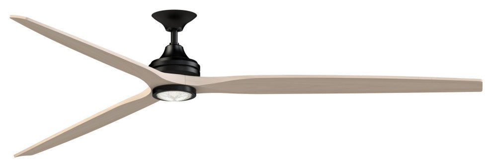 Fanimation Spitfire DC-KIT-96-LK Spitfire DC 96" 3 Blade Indoor / - Black /