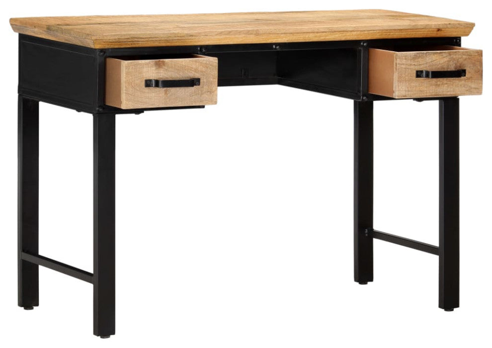 vidaXL Writing Table Computer Desk Home Office Study Table Solid Mango Wood