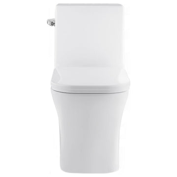 Concorde One-Piece Square Left Side Flush Handle Toilet 1.28 gpf