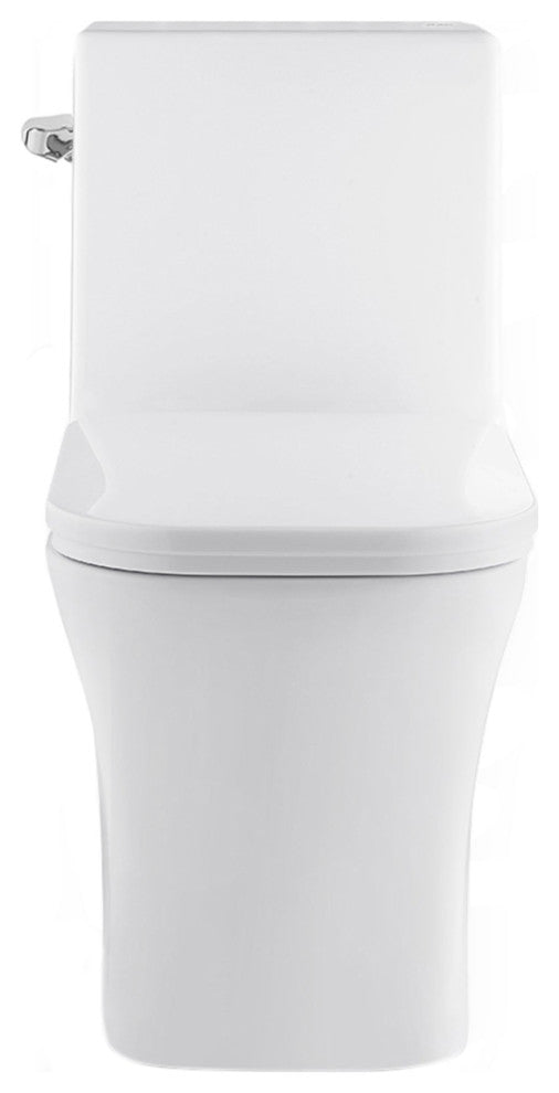 Concorde One-Piece Square Left Side Flush Handle Toilet 1.28 gpf
