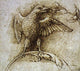 Andrea Mantegna Bird on a Branch, 20"x25" Gallery Wrapped Canvas Print