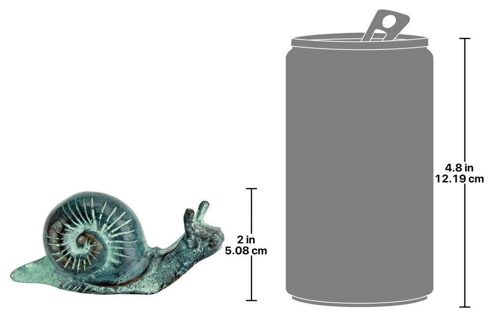 Bronze Snail Sculpture, Small