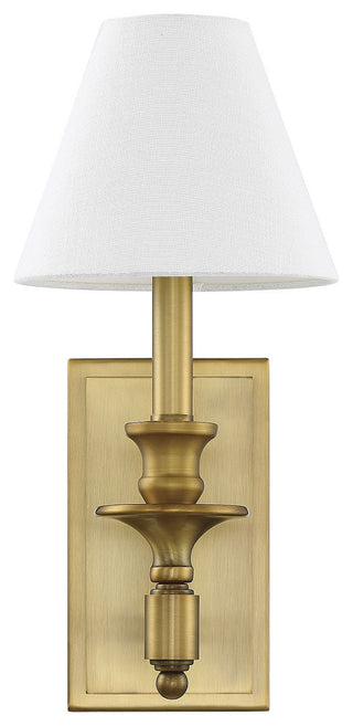 Washburn 1-Light Wall Sconce, Warm Brass