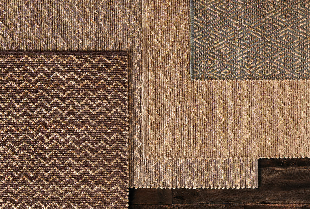 Grecco Contemporary Area Rug, Natural, 5'x7'6"