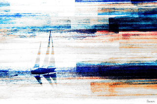 "Aegean Sea" Fine Art Canvas Print, 18"x12"