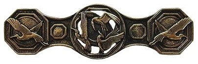 Notting Hill Crane Dance Pull - Brite Brass