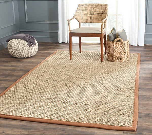 Safavieh Natural Fiber nf114b Rug, Natural/Brown, 2'6"x10'0" Runner