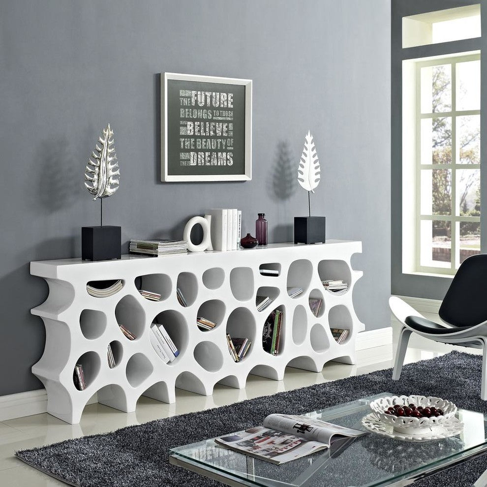 Modern White Wander Stand