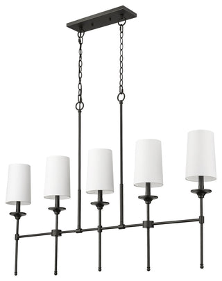 Zlite 3033-5L-MB 5-Light Island, Off White