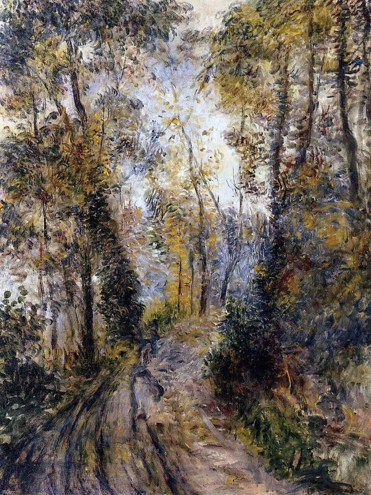 Pierre Auguste Renoir The Path Through the Forest Wall Decal