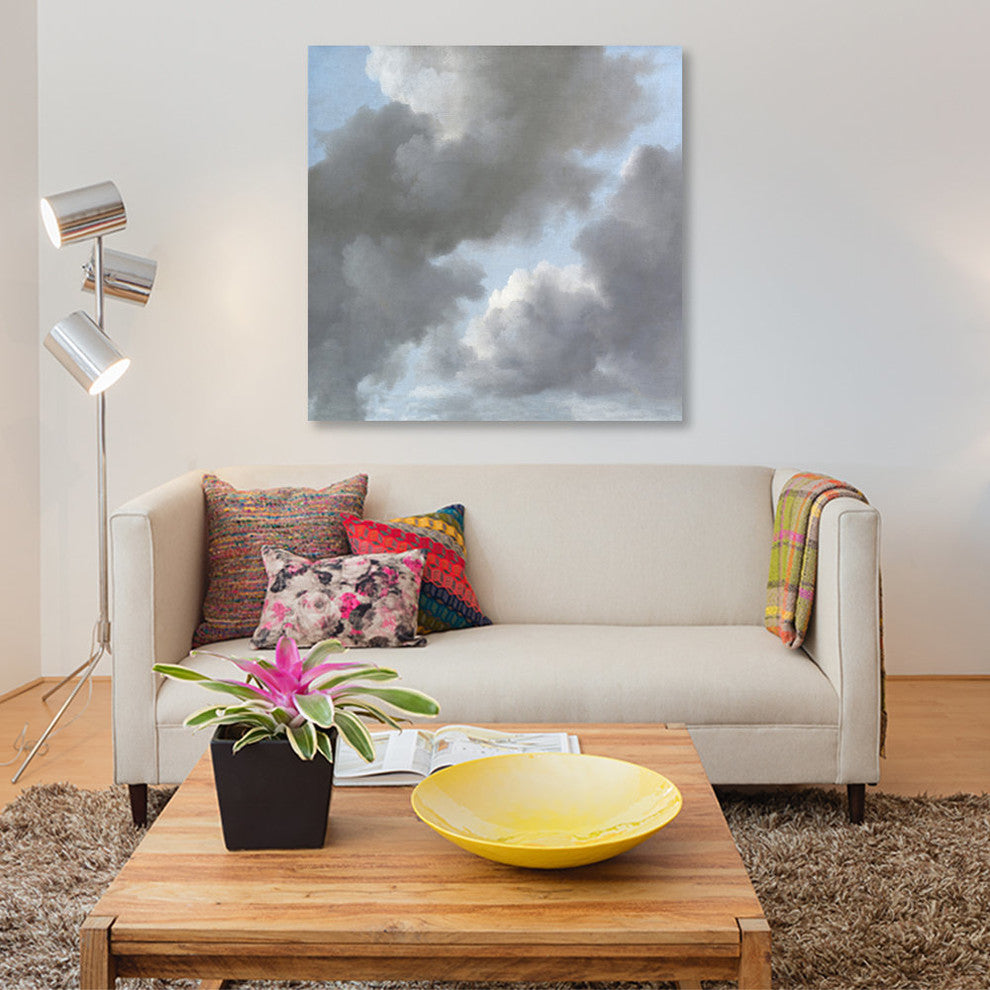 "Cloud Study II" by Sophia Mann, Canvas Print, 26x26"
