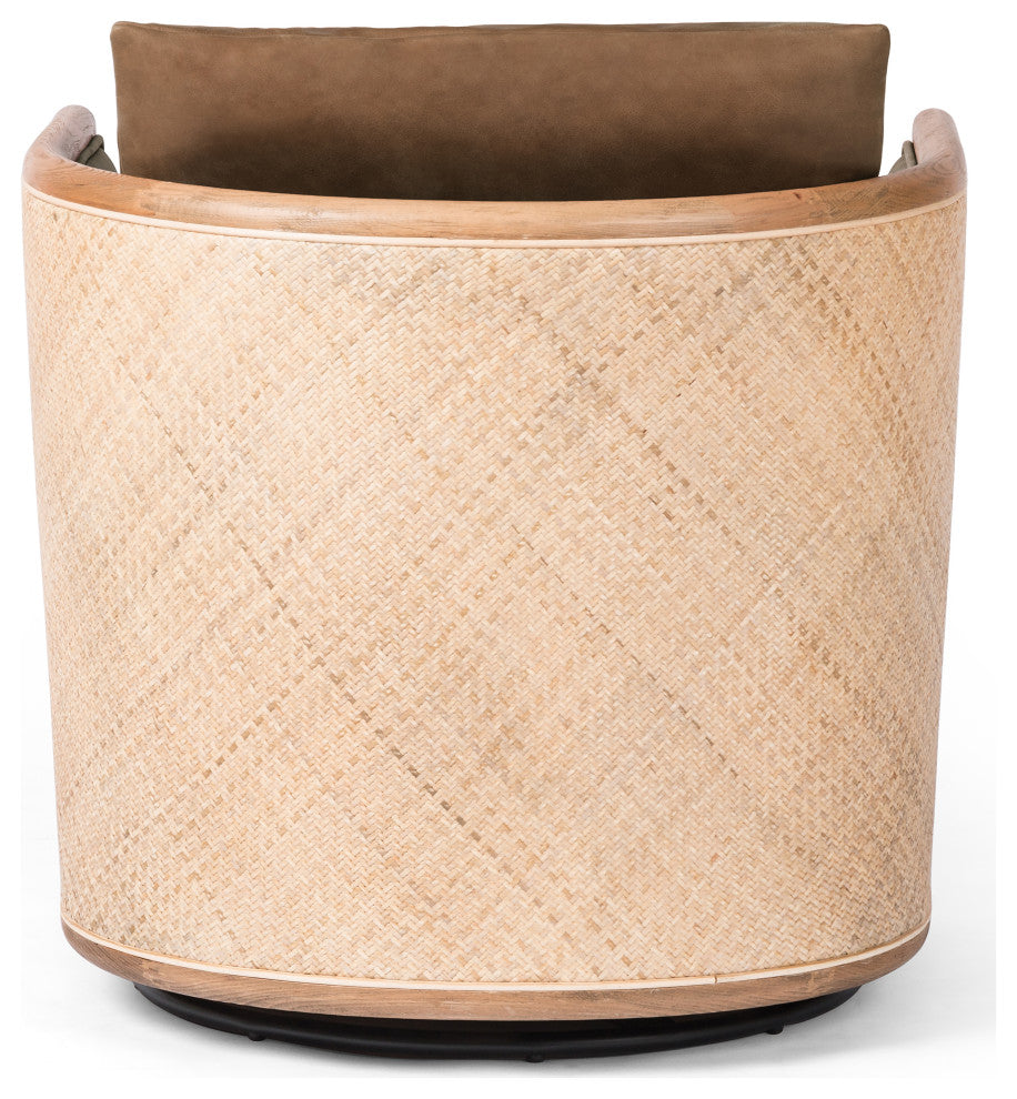 Newbury Swivel Chair, Palermo Cognac