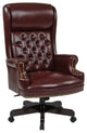 Deluxe High Back Traditional Executive Chair