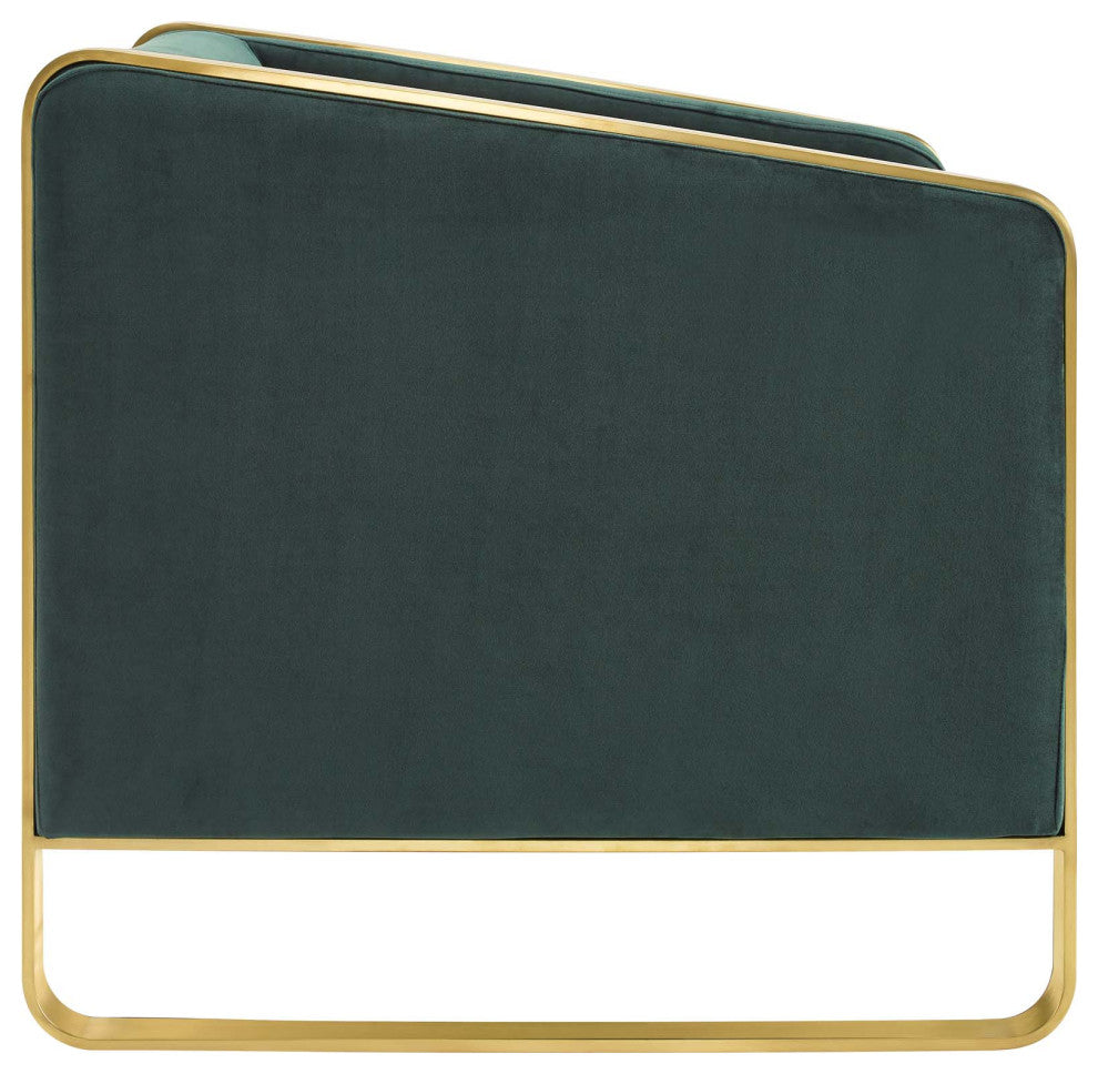 Visualize Accent Club Lounge Performance Velvet Armchair by Modway