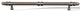 Pewter RKI Lined Rod Pull with Petals, RKICP861P