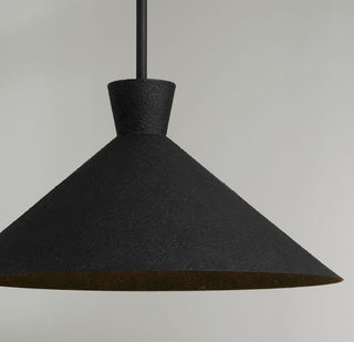 Capital Lighting Paloma 1-Light Pendant 350312XK Textured Black