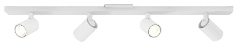 Astro Ascoli Four Bar, Dimmable Indoor Spotlight (Textured White)