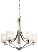 Generation Lighting 3137305 Elmwood Park 5 Light 26"W Chandelier - Brushed