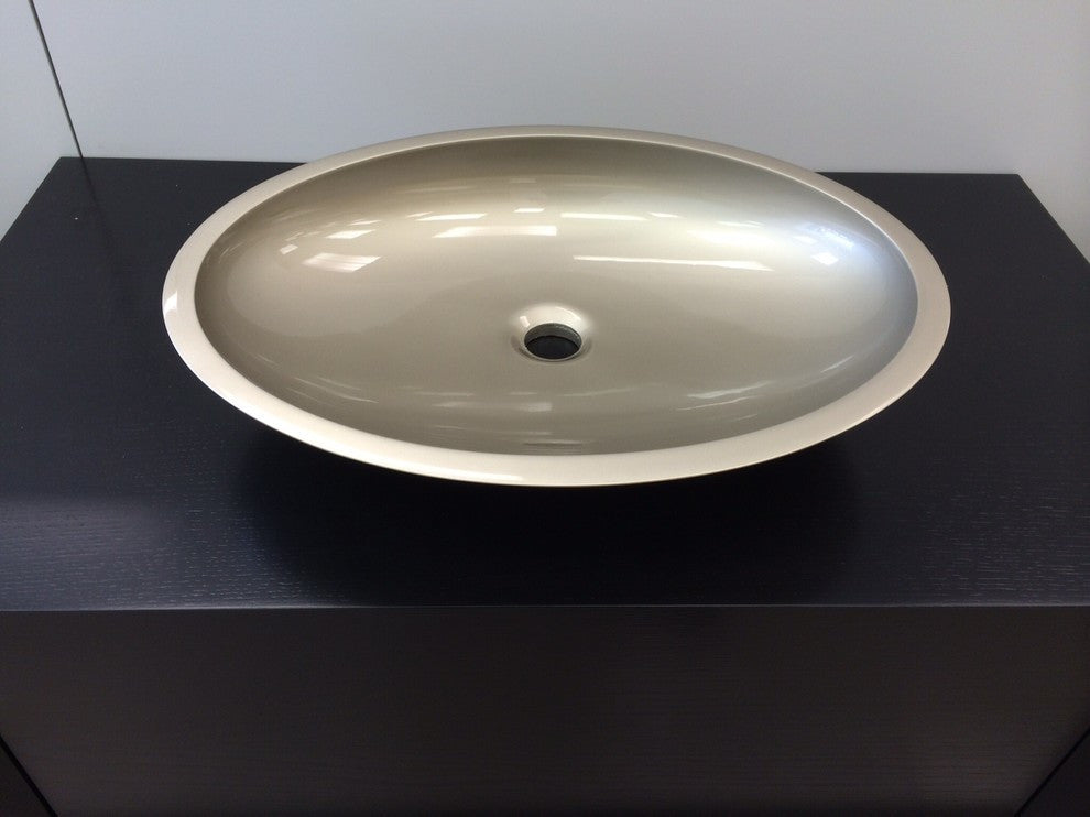 Valentino Modern Sink, Platinum