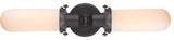 Innovations 900-2W-BK-CE228-BK-W-LED 2 Light Bath Vanity Light, Matte Black