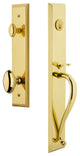Fifth Avenue 1-Piece Dummy Handleset, S Grip and Eden Prairie Knob, 849448