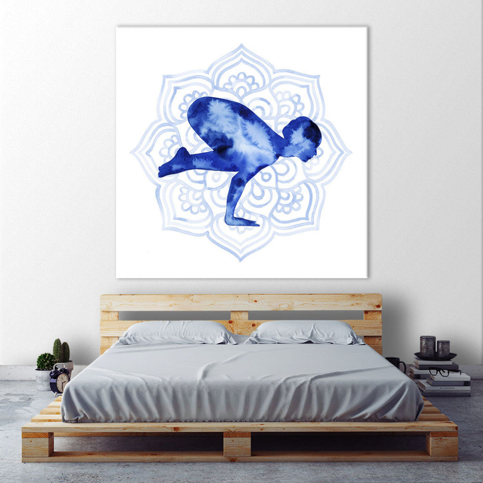 "Yoga Flow IV" Fine Art Giant Canvas Print, 54"x54"