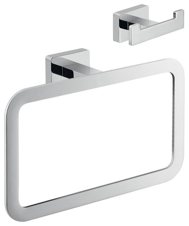 Chrome Bathroom Accessory Set