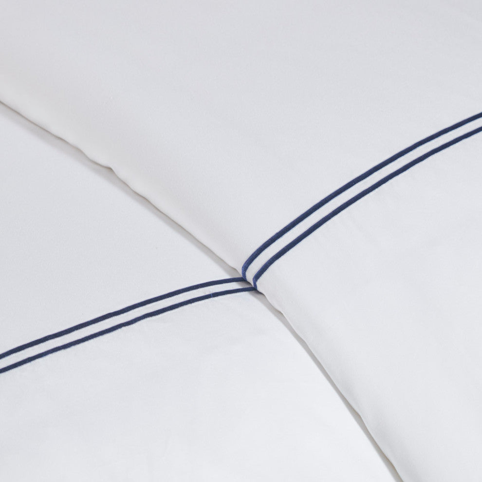 Madison Park Signature 100% Cotton Sateen Embroidered Comforter Set