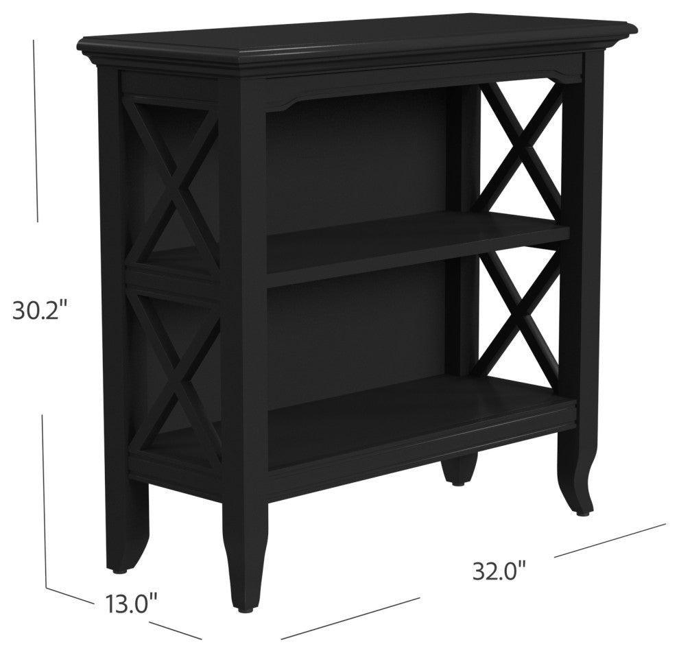 Newport 30" Bookcase, Black