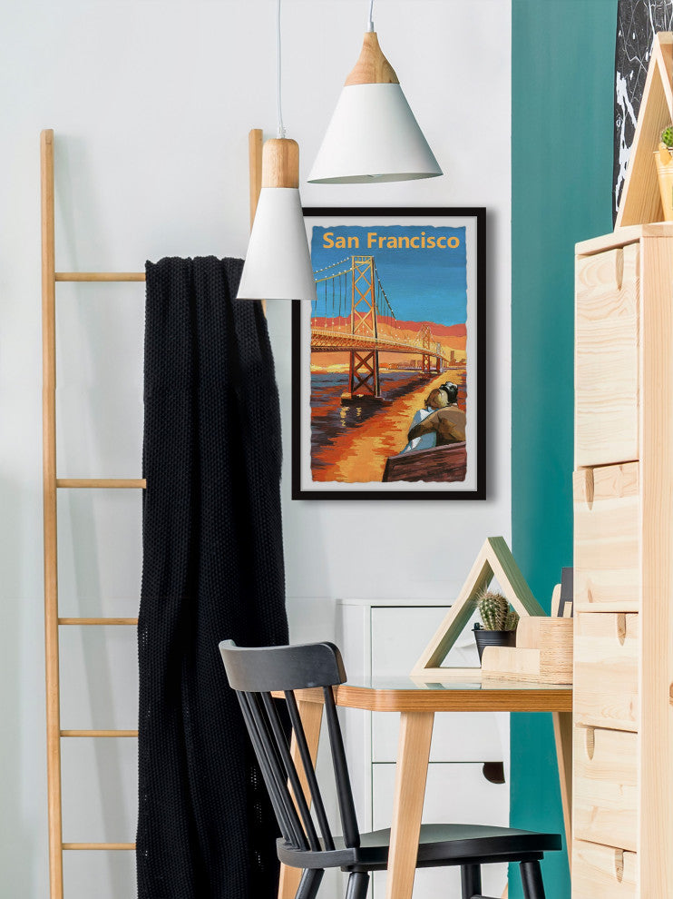 "Romantic Getaways" Framed Painting Print, 12x18