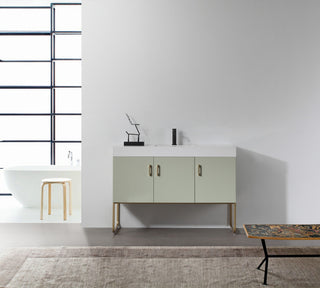 Cartisan Design Veemon Dual Mount Vanity, Pine Mist, 48"