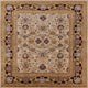 Ahgly Company Indoor Square Mid-Century Modern Area Rugs, 7' Square