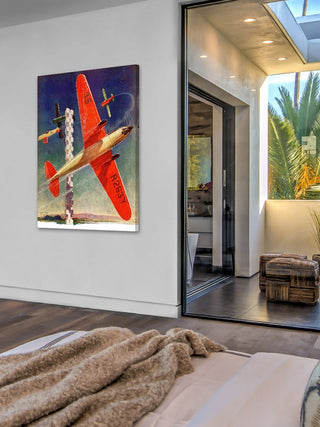 "Planes OTG" Painting Print on Wrapped Canvas