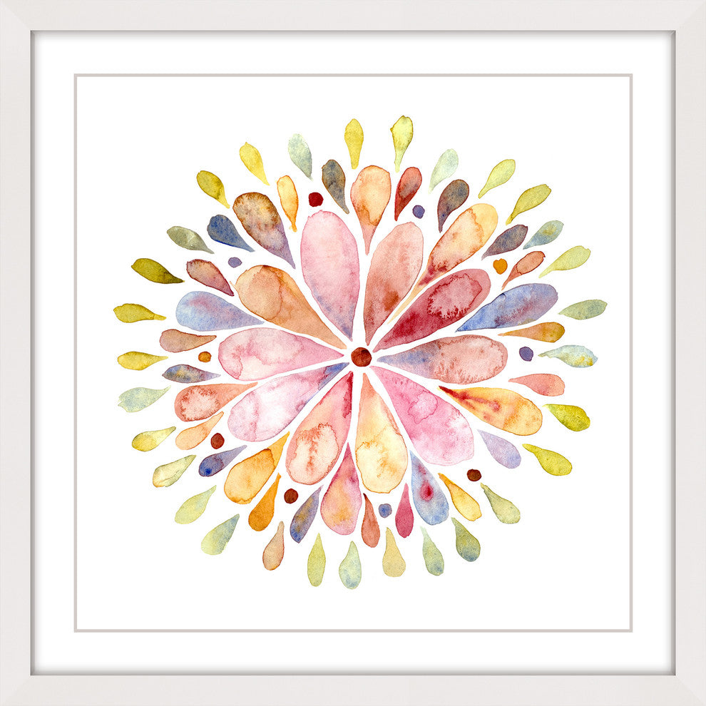 "Floral Explosion" Framed Art Print