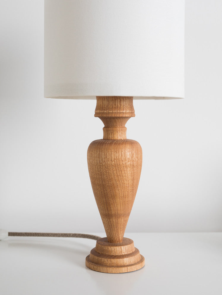 Frances wood table lamp