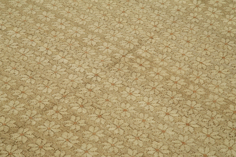 Rug N Carpet - Handwoven Oriental 8' 0" x 9' 11" Wool Oushak Area Rug