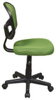 OSP Home Furnishings  Mesh Task Office Chair in Green Fabric