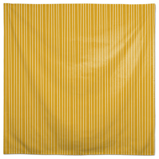 Loose Lines Yellow 58x58 Tablecloth