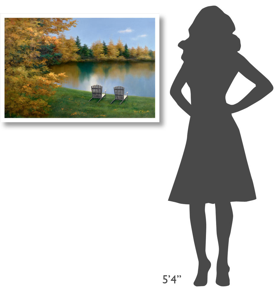 "Forever Autumn" Digital Paper Print by Diane Romanello, 38"x26"