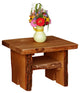 Live Edge Locust Sunrise Thicket Side Table, Cedar Stain