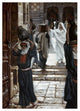 "Jesus Forbids The Carrying of Vesselsthrough Temple" Paper Art, 18"x24"
