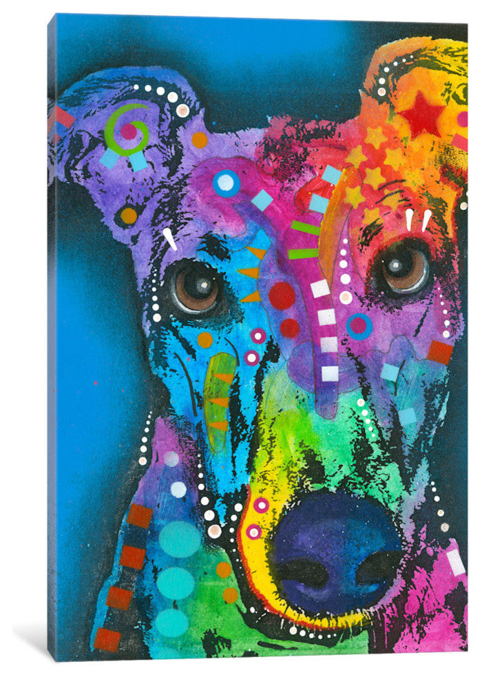 "What ya thinking bout?" by Dean Russo, Canvas Print, 18"x12"