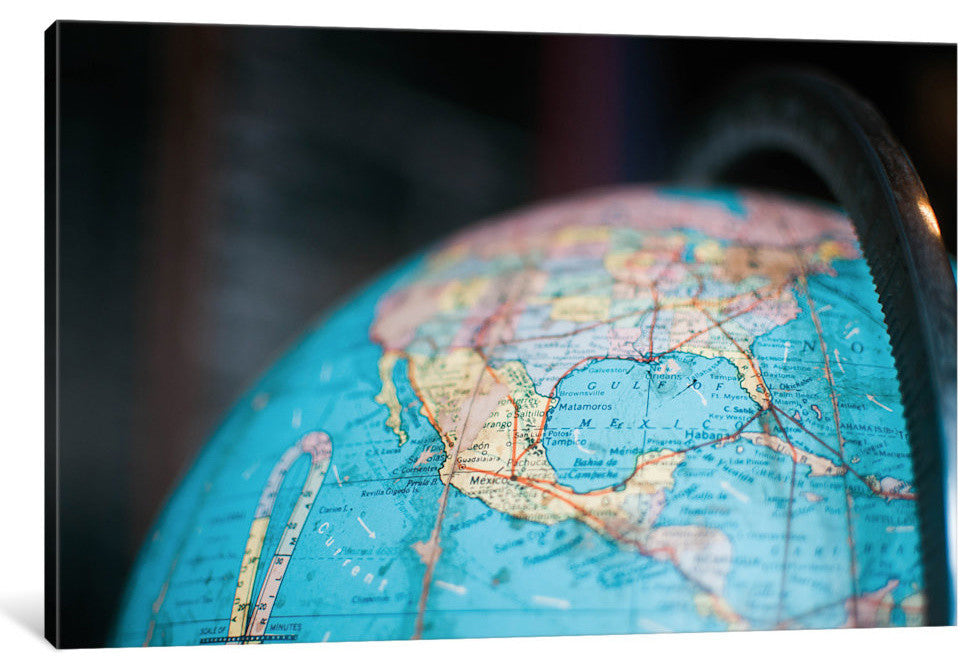 "Globe I" by Chelsea Victoria, 40x26x1.5