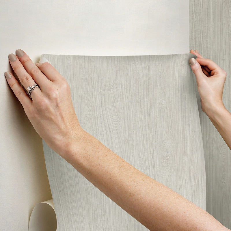 Cherry Wood Peel & Stick Wallpaper