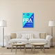 "FRA Frankfurt Luggage Tag 1" Fine Art Print
